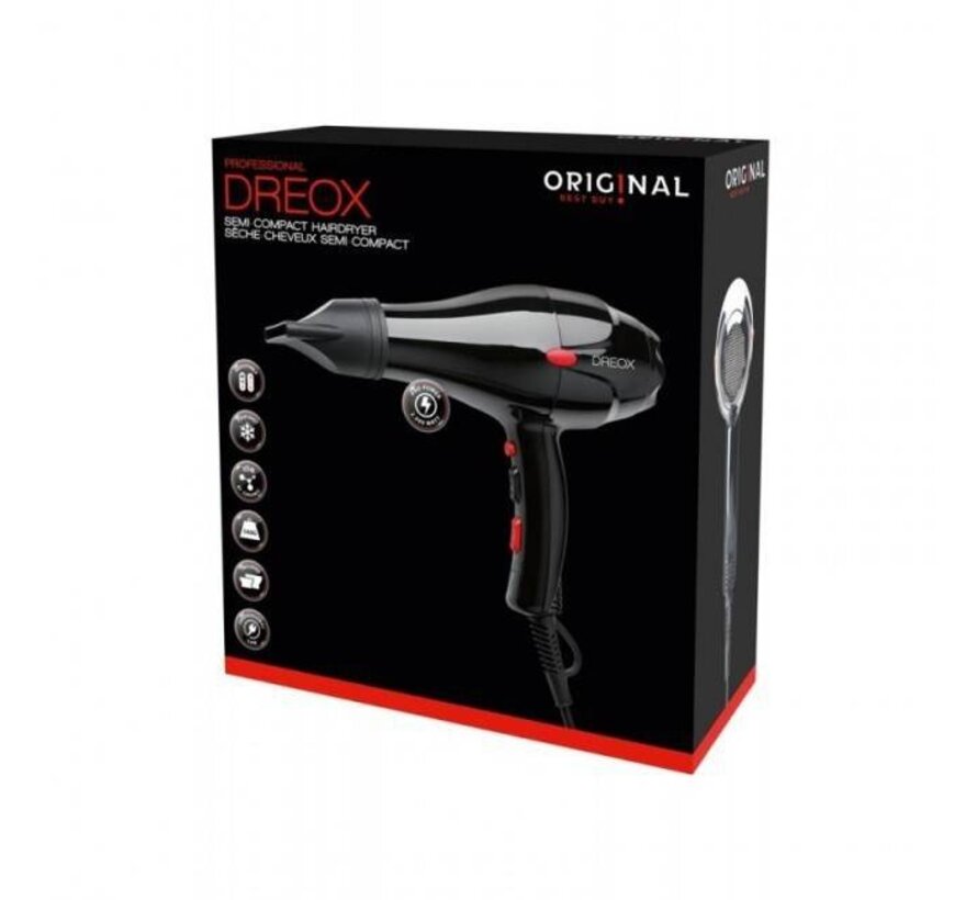 Original Best Buy Dreox Haardroger Zwart