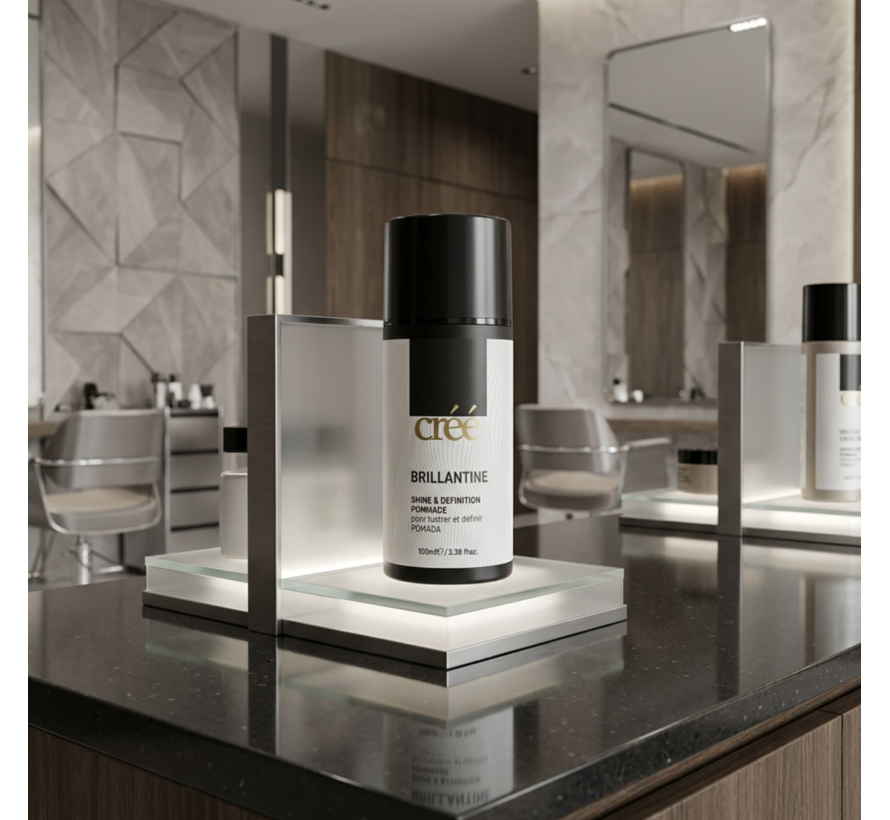 Brilliantine Shine and Definition Pomade 100ml . Per 3 Stuks