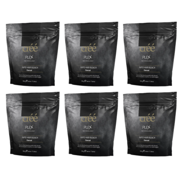 Créé Professional Rapid Hair Bleach CHARCOAL Blondeerpoeder 500 Gr. - 6 STUKS