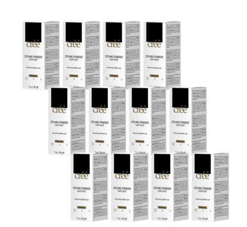 Créé Professional Styling Powder Light Dust 30gr.  Per 12 Stuks