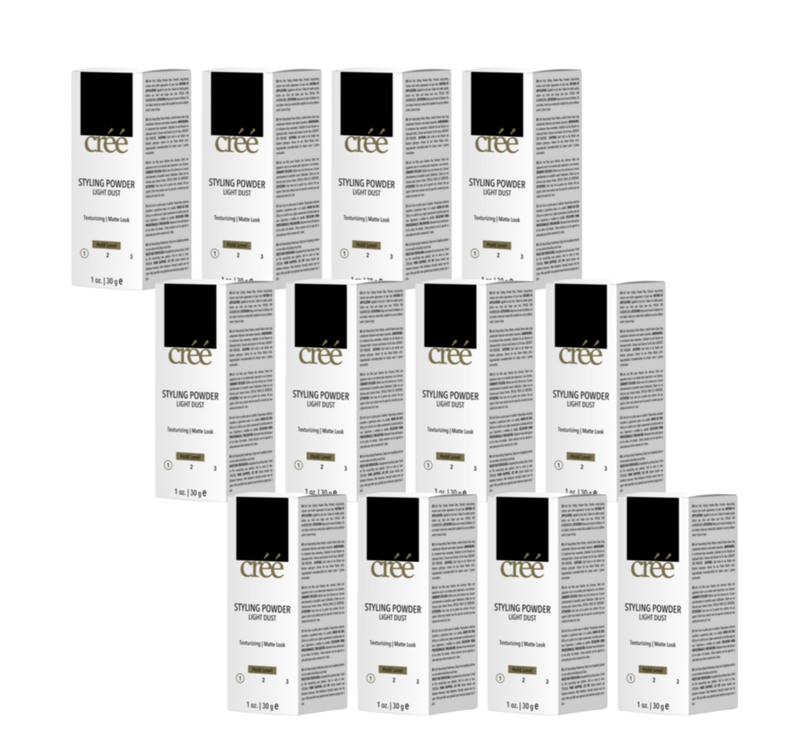 Styling Powder Light Dust 30gr.  Per 12 Stuks