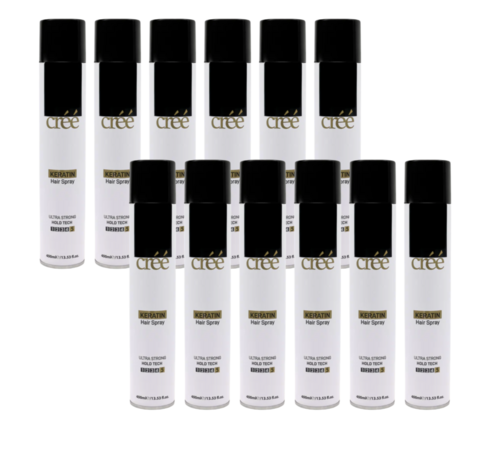 Créé Professional Hair Spray Ultra Strong Hold Tech 400ml . Per 12 Stuks