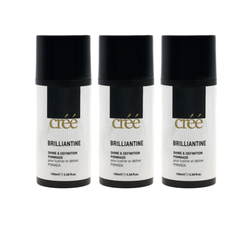 Créé Professional Brilliantine Shine and Definition Pomade 100ml . Per 3 Stuks