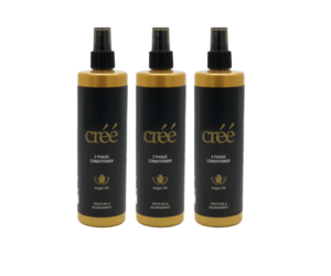 Créé Professional 2 Phase Spray Conditioner Argan Oil 375ml. Per 3 Stuks