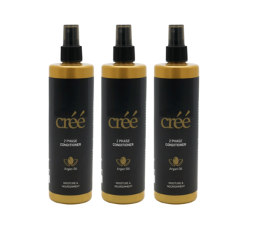 Créé Professional 2 Phase Spray Conditioner Argan Oil 375ml. Per 3 Stuks
