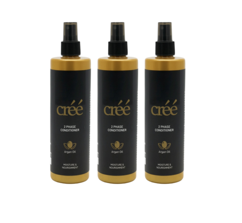 Créé Professional 2 Phase Spray Conditioner Argan Oil 375ml. Per 3 Stuks