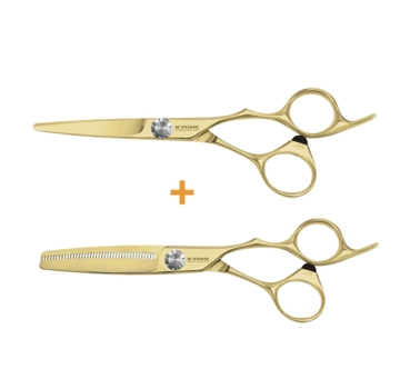 Kyone Promo! 710 Gold- knipschaar + gratis 710T Gold- coupeschaar