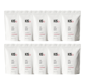 KIS Snow White Bleach 500gr | 10 Zakken