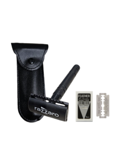 Razzaro Safety Double Edge Razor + 1 Pakje Feather Scheermesjes