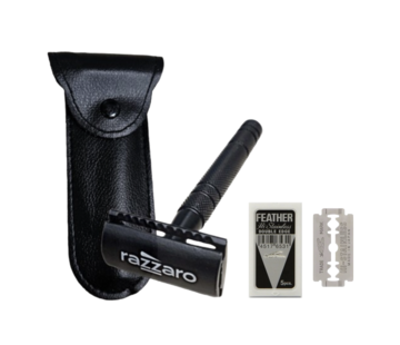 Razzaro Safety Double Edge Razor + 1 Pakje Feather Scheermesjes