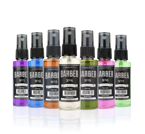 MARMARA BARBER Geschenkset Eau de Cologne Spray CLASSIC -  7x50ml