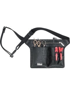 Sibel Scharen Holster 4 Mat Zwart Croco*