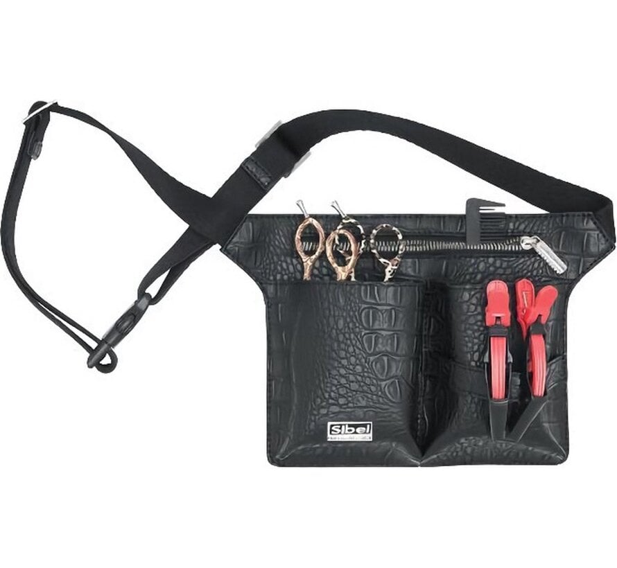 Scharen Holster 4 Mat Zwart Croco*