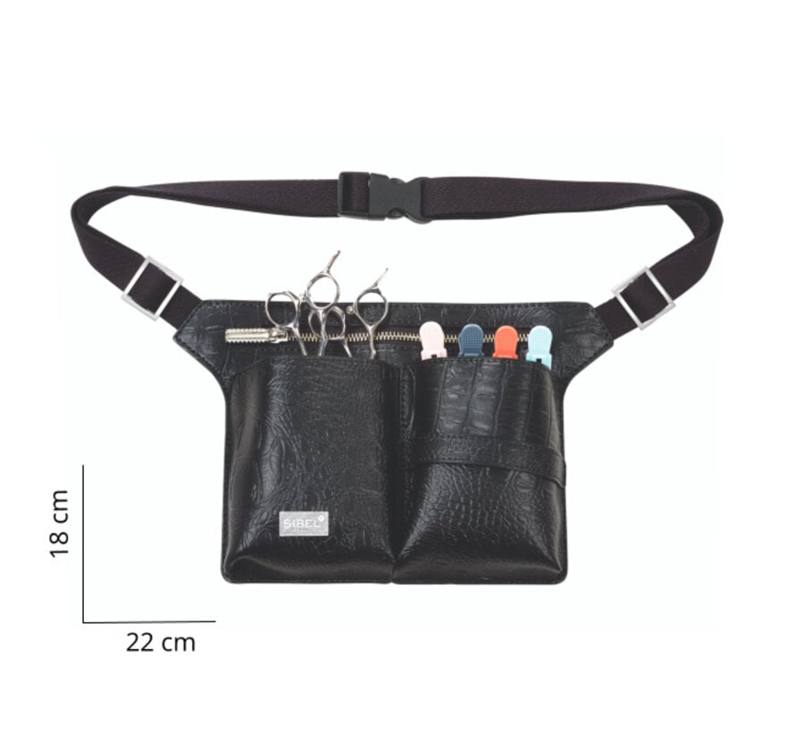 Scharen Holster 4 Mat Zwart Croco*