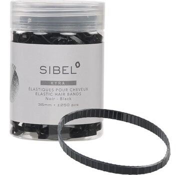 Sibel Haar Elastieken KYRA -  50 STUKS - 45mm