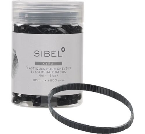 Sibel Haar Elastieken KYRA -  50 STUKS - 45mm