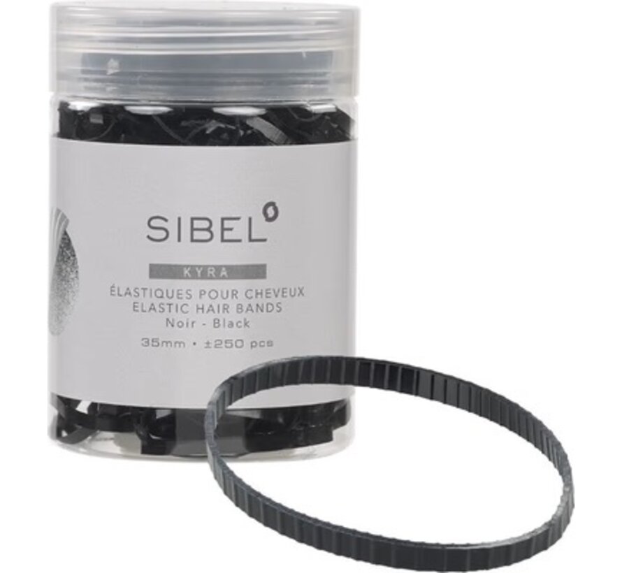 Haar Elastieken KYRA -  50 STUKS - 45mm