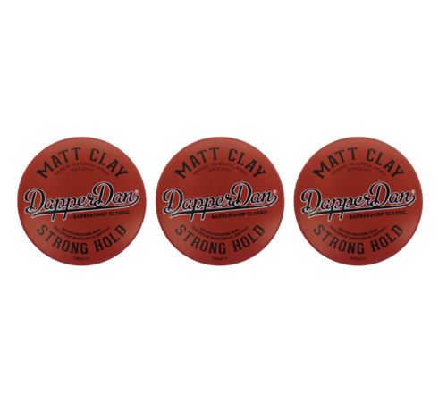 Dapper Dan Matt Clay 100ml - 3 STUKS