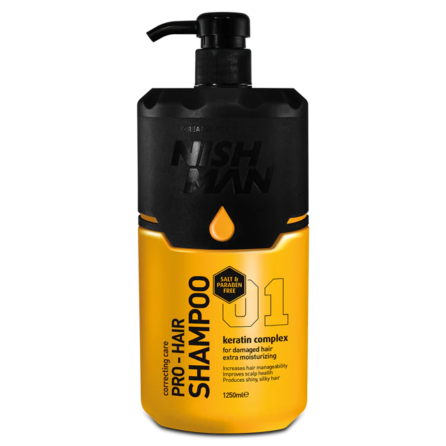 Nishman Shampoo Zout en Parabeenvrij 1250 ml nu bestellen?