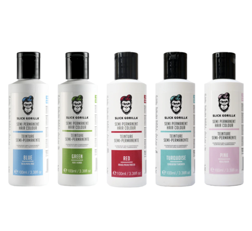 Slick Gorilla Semi Permanent Hair Colour 100ml - SET*