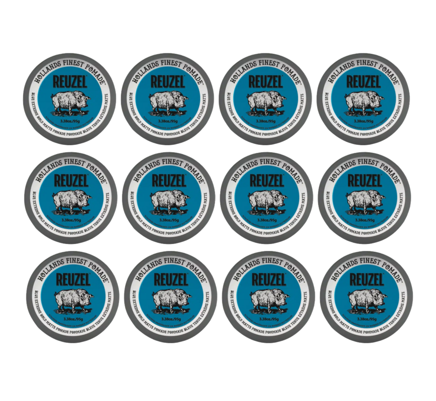 Blue Extreme Hold Matte Pomade 95Gr. - 12 STUKS NEW!