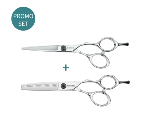 Kyone Promo! Kappersschaar 510 + Coupeschaar 510T Maat 5.5