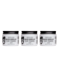 Slick Gorilla Clay Pomade 70g - Per 3 STUKS