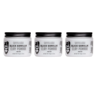 Slick Gorilla Clay Pomade 70g - Per 3 STUKS
