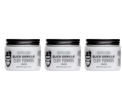 Slick Gorilla Clay Pomade 70g - Per 3 STUKS
