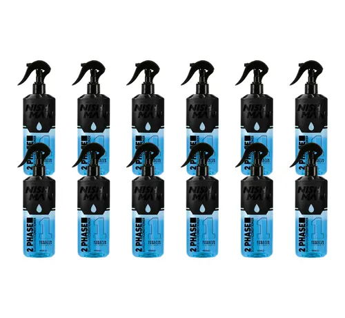 Nish Man 2 Phase Beard & Hair Conditioner KERATIN COMPLEX 400ml - 12 STUKS