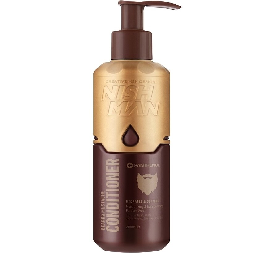 Baard & Snorren Conditioner met Panthenol 200 ml - 3 STUKS
