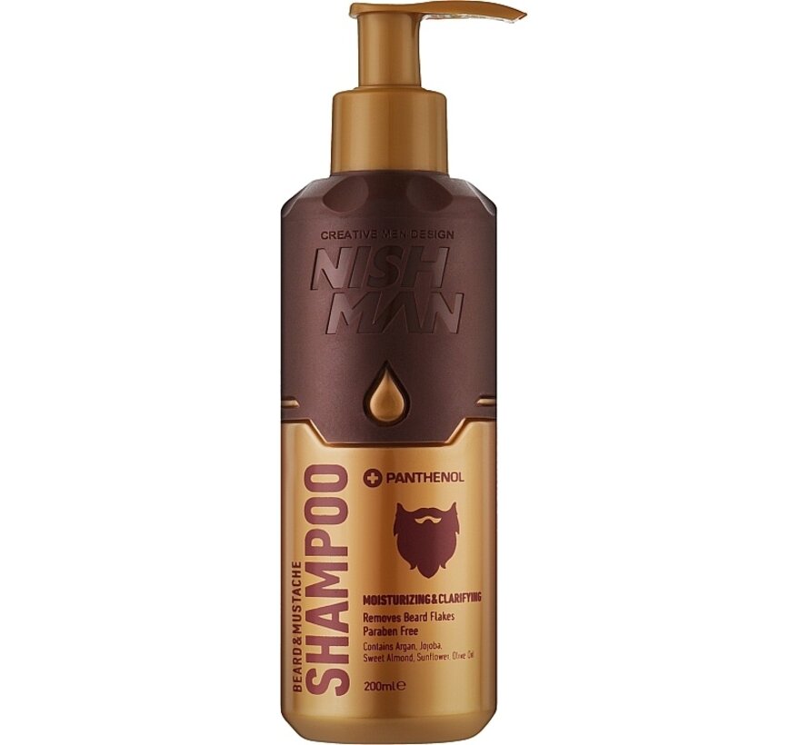 Baard & Snorren Shampoo met Panthenol 200ml - 3 STUKS