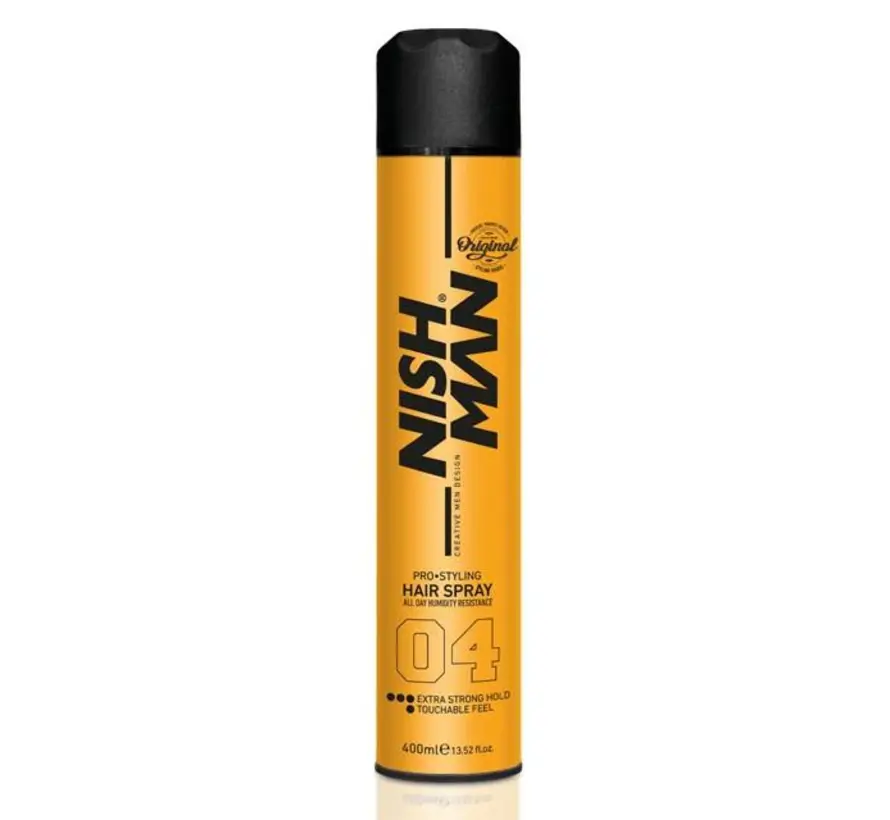 Hair Spray 04 Extra Strong Hold - 400 ml - 3 STUKS