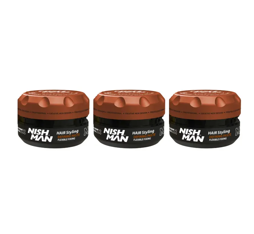 M7 Matte Hair Styling Defining Paste Flexible Fixing 100 ml - 3 STUKS