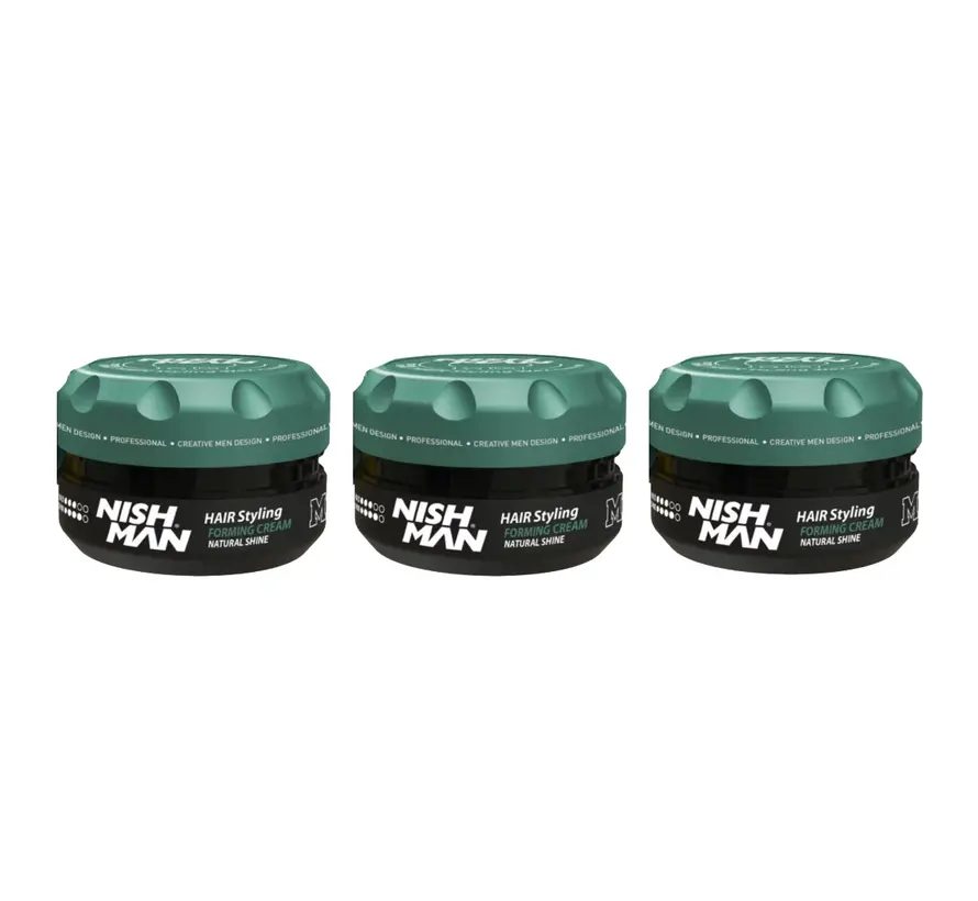M8 Matte Hair Styling Forming Creme Natural Shine 100 ml - 3 STUKS