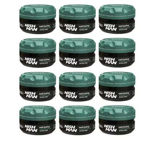 Nish Man M8 Matte Hair Styling Forming Creme Natural Shine 100 ml - 12 STUKS