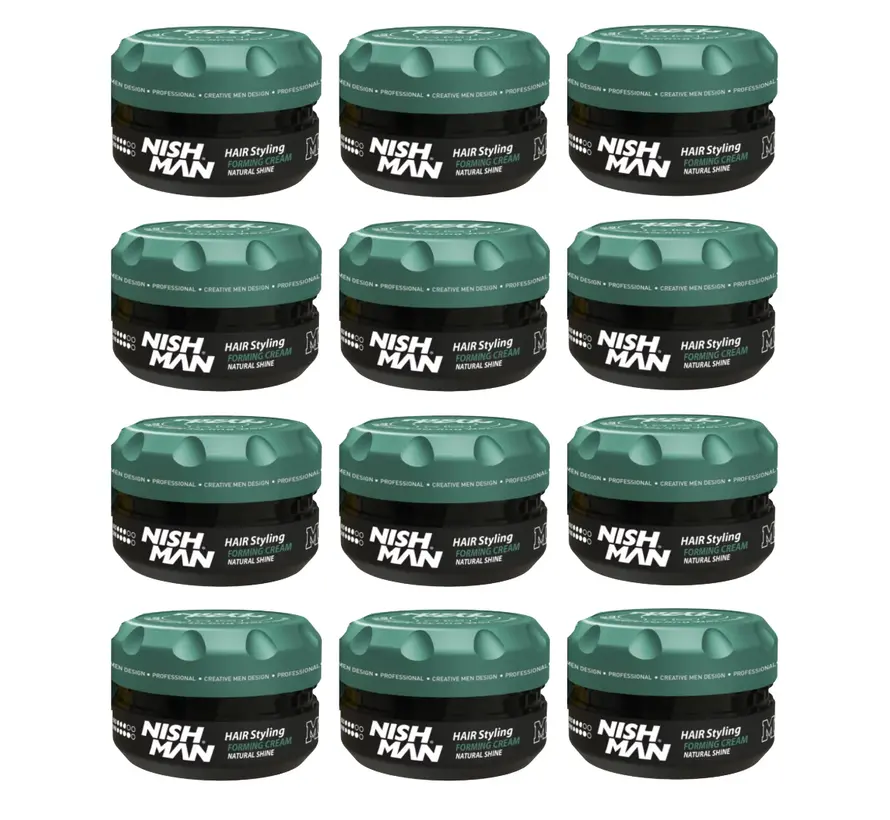 M8 Matte Hair Styling Forming Creme Natural Shine 100 ml - 12 STUKS