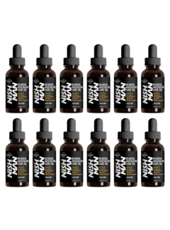 Nish Man Baardolie met Argan- en Jojoba-olie GOLD ONE - 30 ml - 12 STUKS