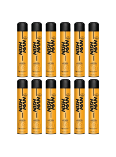 Nish Man Hair Spray 04 Extra Strong Hold - 400 ml - 12 STUKS