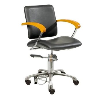 Comair Kappersstoel London D Beweegbare rugleuning  met wielen en rem -