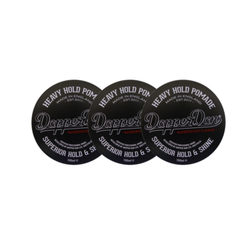 Dapper Dan Heavy Hold Pomade 100ml - 3 STUKS