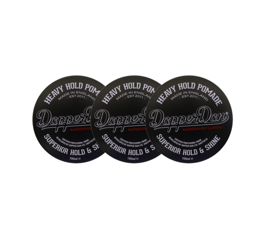 Dapper Dan Heavy Hold Pomade 100ml - 3 STUKS