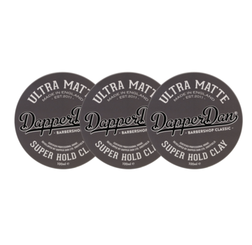 Dapper Dan Ultra Matte Super Hold Clay 100ml - 3 STUKS