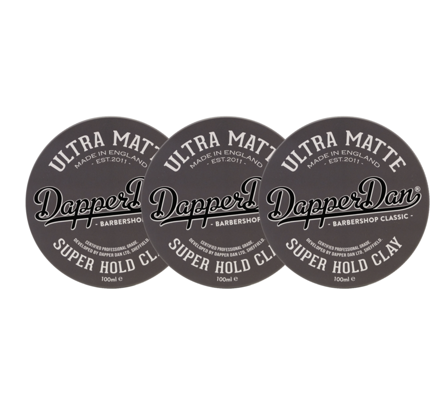 Ultra Matte Super Hold Clay 100ml  - 3 STUKS