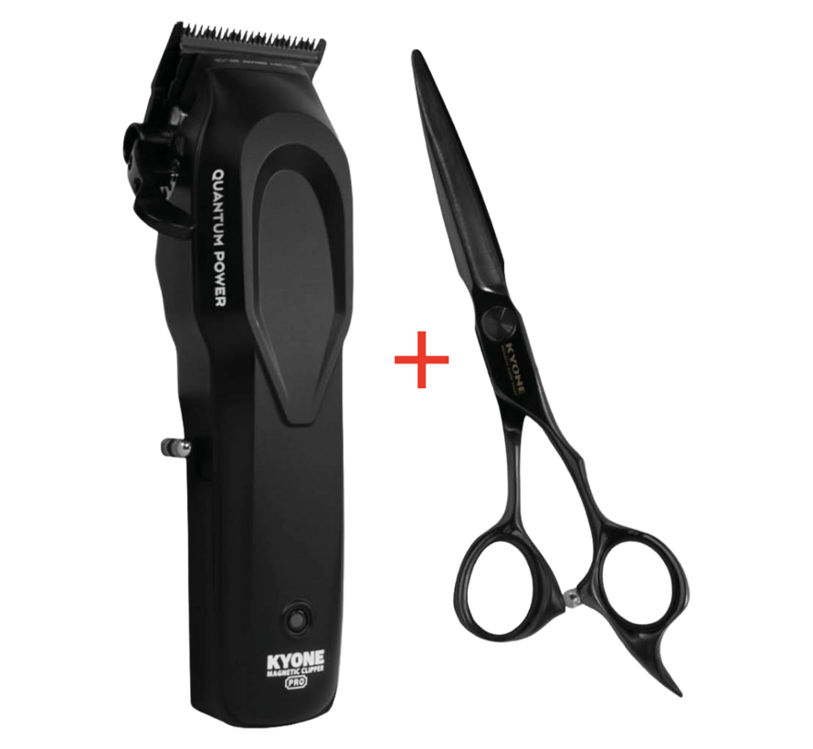 Promo! Quantum Pro tondeuse + gratis 810B-5,7" Black knipschaar