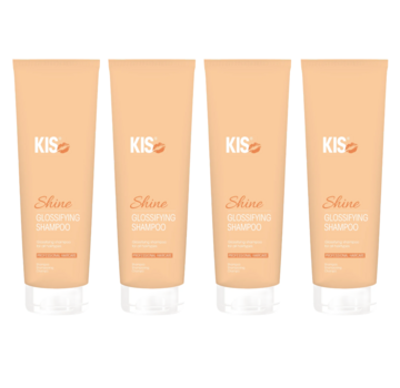 KIS Shine Glossifying Shampoo 300ml - 4 STUKS