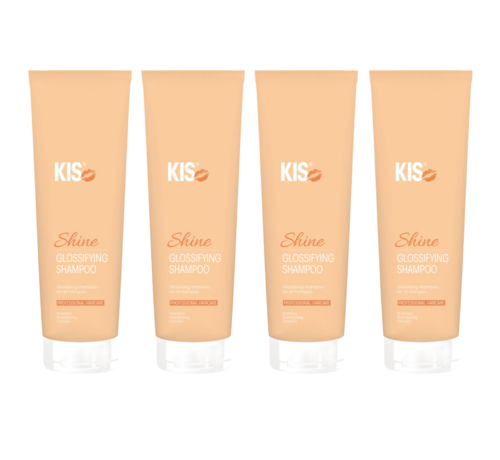 KIS Shine Glossifying Shampoo 300ml - 4 STUKS