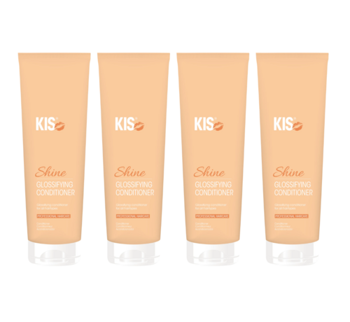 KIS Shine Glossifying Conditioner 250ml - 4 STUKS