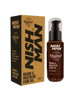 Nish Man Beard and Moustache Care Oil 100ml