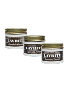 Layrite Super Hold Pomade 120g - 3 Pack